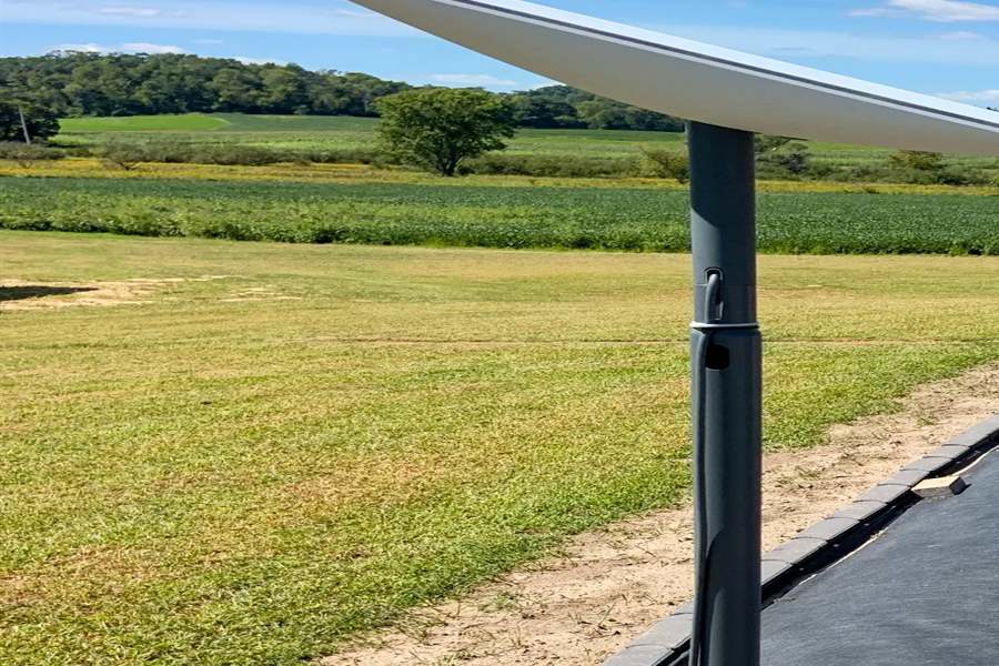 Εγκατάσταση Starlink Καρέας με θέα προς το λεκανοπέδιο